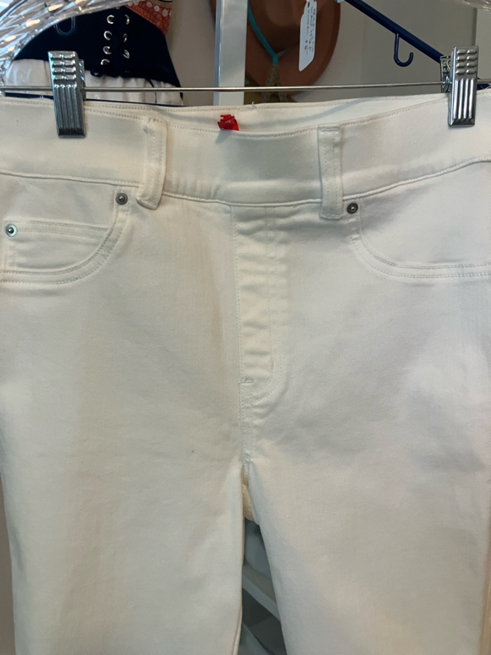 SPANX White High-Rise Skinny Jeggings - Picture 8 of 9